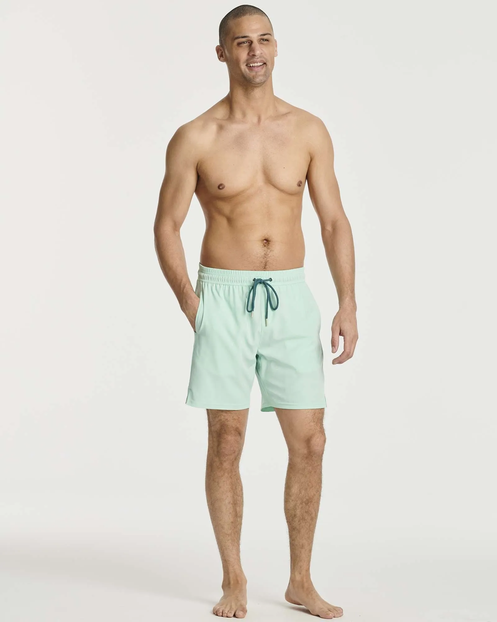 3 Pack: Men's 7 2-in-1 Swim Trunks with Compression Liner