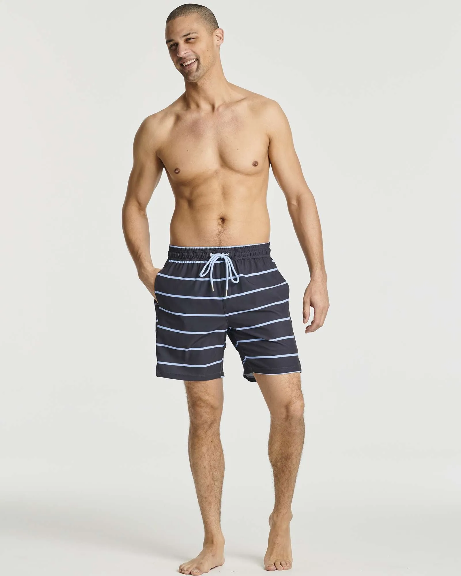 3 Pack: Men's 7 2-in-1 Swim Trunks with Compression Liner