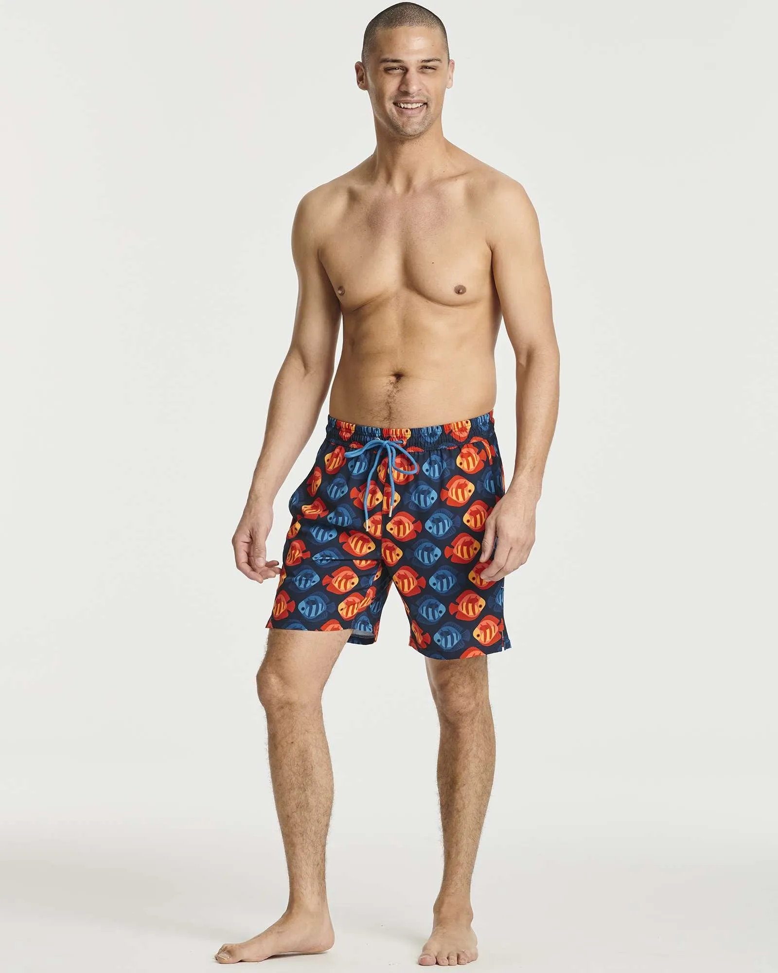 3 Pack: Men's 7 2-in-1 Swim Trunks with Compression Liner