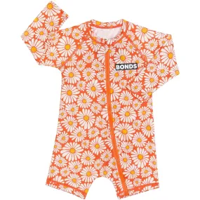 Bonds Baby Swim Long Sleeve One Rashie One Piece - Daisy