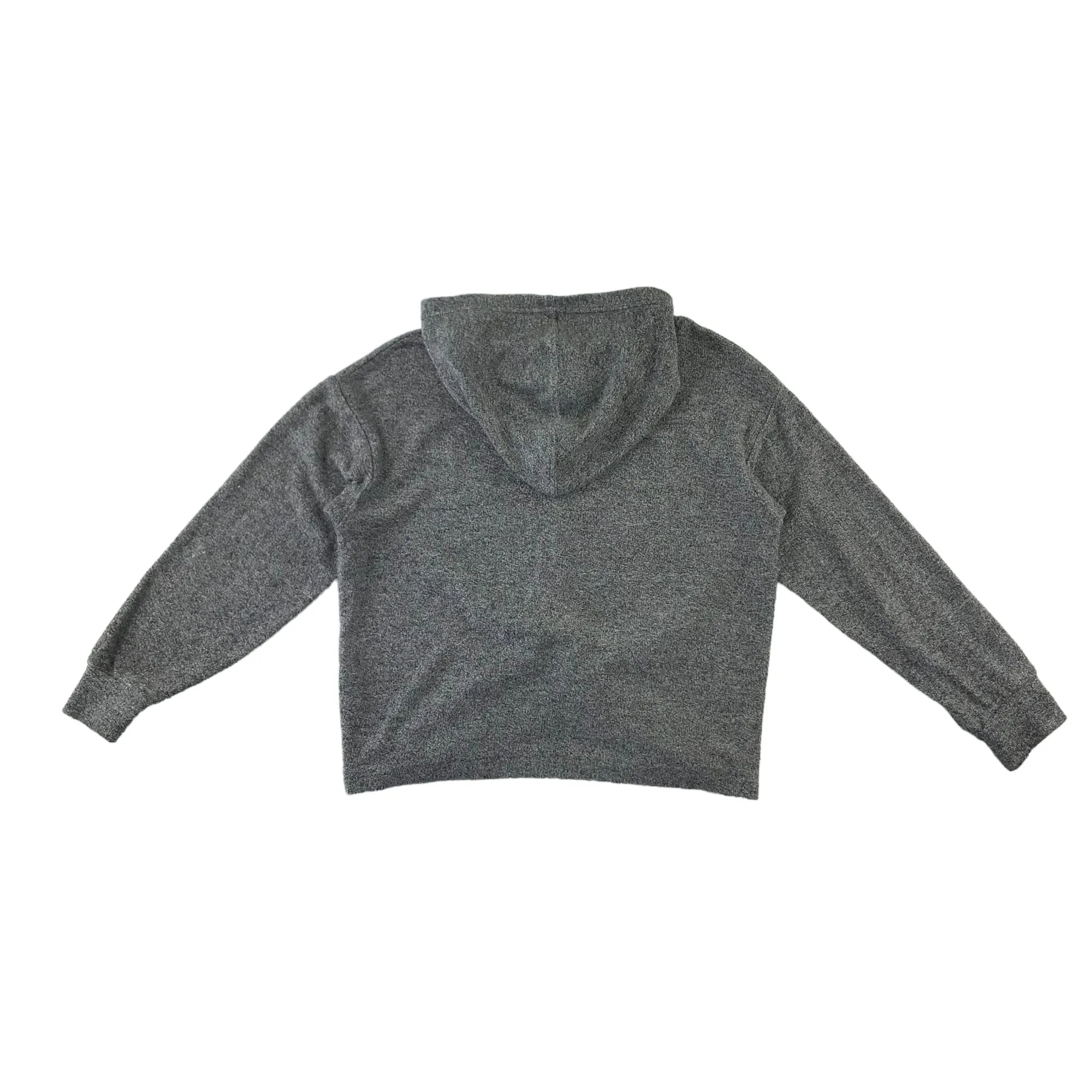 Converse hoodie 8-10 years grey cropped twist detail multicolour logo