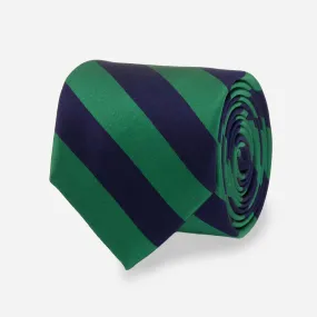 Crosby Repp Stripe Kelly Green Tie