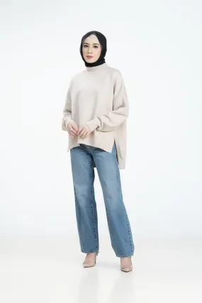 Esmee Sweater - Ivory - Sweater Atasan Knitwear Wanita - KW1721490