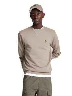 Felpa Lyle&Scott girocollo Basic Crew Neck Eritage Taupe ML1131V-X302