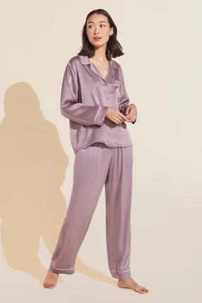 Inez Washable Silk Long PJ Set