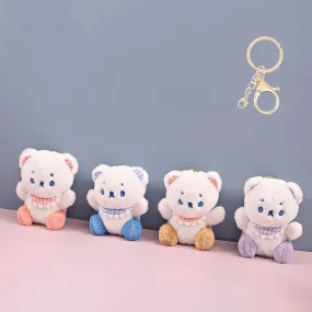 Little Teddy Bear Plush Keychain.