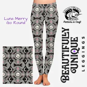 Luna Merry Go Round (Johanna Parker Exclusive) - High-quality Handcrafted Vibrant Leggings