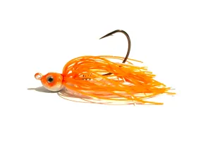 Orange / White Swim Jig